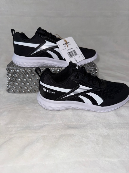 Reebok Other - Reebok Rush Runner 5 Black White Kids Youth 3 Women’s 4.5 100237345 NWT